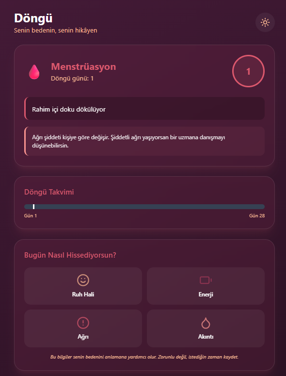 Döngü Application Interface